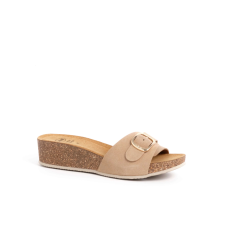 Health And Fashion Shoes Scholl Rapallo Buckle bézs 39 -Női Papucs női papucs