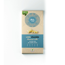 Health market white delight kókusztejes fehércsokoládé édesítőszerekkel 80 g csokoládé és édesség