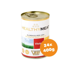 Healthy Meat borjú 95% monoproteines paté felnőtt kutyáknak 24x400g kutyaeledel