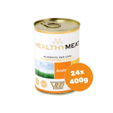Healthy Meat kacsa 97% monoproteines paté felnőtt kutyáknak 24x400g kutyaeledel