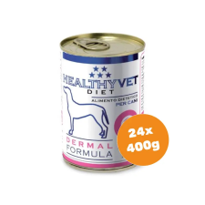 Healthy Vet Diet Dog Dermal - bőr támogatására felnőtt kutyáknak 24x400g kutyaeledel
