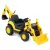 Hecht CAT BACK HOE YELLOW Akkumulátoros gyerek rakodógép