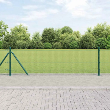  Hegesztett Drótkerítés 13 Flandros Oszloppal Zöld 0.5x50 m Acél kerti bútor