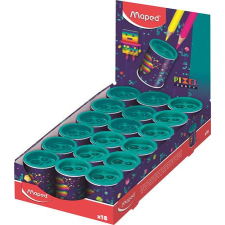  Hegyező display, kétlyukú, tartályos, MAPED &quot;Pixel Party&quot; hegyező