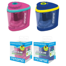  Hegyezőgép Mitama asztali elemes - 2 féle újrahasznosított hegyező