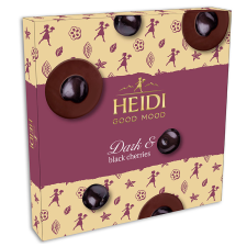 Heidi Good Mood cseresznyés étcsokoládé praliné - 119 g csokoládé és édesség