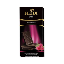 Heidi táblás étcsokoládé málnadarabos - 80g csokoládé és édesség