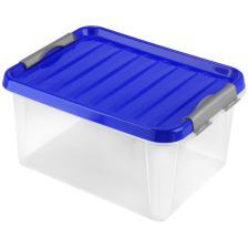  Heidrun Clipbox - Lite Átlátszó Tároló doboz 14L 39x28,5x18cm Clippes tetővel bútor
