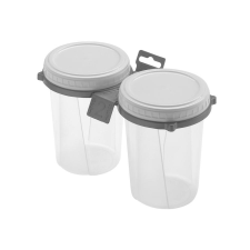  Heidrun Ételtároló  2 x 0,5L 9,5x12,5cm csavarós tetővel papírárú, csomagoló és tárolóeszköz