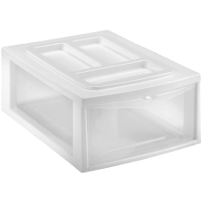 heidrun Regál 38 × 27 × 14 cm se šuplíkem, bílý, plast bútor