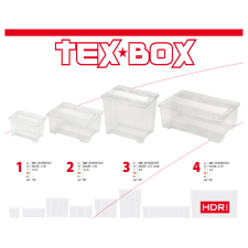 heidrun TEX BOX TÁROLÓDOBOZ, TETŐVEL 38X28X27,2CM papírárú, csomagoló és tárolóeszköz