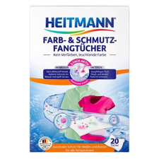 Heitmann Mosókendő szín- és szennyfogó heitmann 20 db/doboz tisztító- és takarítószer, higiénia