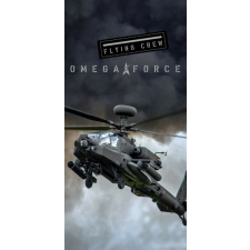  Helikopter Omega Force fürdőlepedő, strand törölköző 70x140cm babatörülköző, kifogó