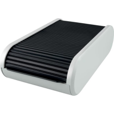 HELIT Linear 300db-os, rolós, fekvő névjegytartó szürke-fekete (H6218098) névjegytartó