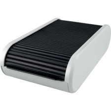 HELIT Linear 300db-os, rolós, fekvő névjegytartó szürke-fekete (H6218098) (H6218098) névjegytartó