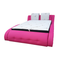 Hell Dream Raft Bed franciaágy Pink 200×200 cm ágy és ágykellék