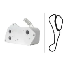 Hella Olajhűtő, motorolaj 8MO 366 360-491 autóalkatrész