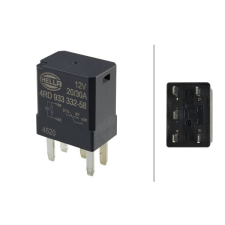 Hella relé, munkaáram HELLA 4RD 933 332-581 autóalkatrész