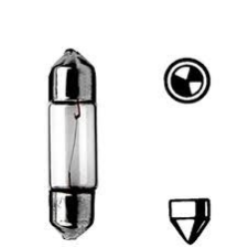 Hella Szoffita izzó 28mm 12V/3W autóalkatrész