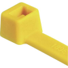 HellermannTyton Időjárásálló kábelkötegelő készlet 150 x 3,5 mm, sárga, 100 db, HellermannTyton 111-03006 T30R-PA66-YE (111-03006)