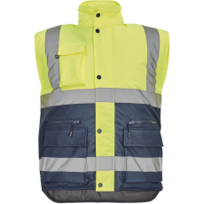  HELLIN HV mellény sárga/navy 3XL