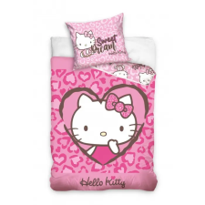 HELLO KITTY Édes Álmok 100% pamut ágyneműgarnitúra 140x200cm ágyneműhuzat + 70x90cm párnahuzat lakástextília