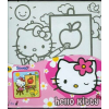  Hello Kitty - festővászon kerettel