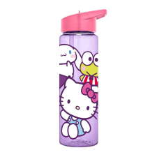 Hello Kitty Friends műanyag kulacs, sportpalack 600 ml kulacs, kulacstartó