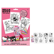  Hello Kitty Friends színező szett matricával gyermek- és ifjúsági könyv