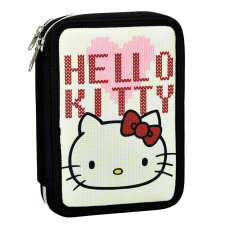 Hello Kitty Heart tolltartó töltött 2 emeletes tolltartó