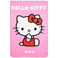 HELLO KITTY Hello Kitty Adorable polár takaró 100x150cm lakástextília