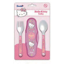 HELLO KITTY Hello Kitty baba utazó evőeszköz készlet konyhai eszköz