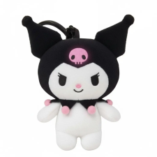 HELLO KITTY Hello Kitty Kuromi 3D plüss figura akasztóval, táskadísz 13 cm játékfigura