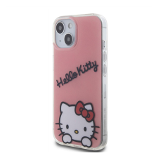 HELLO KITTY IML Daydreaming Logo Apple Iphone 15 hátlap tok, rózsaszín tok és táska