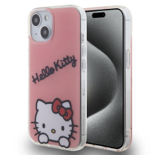 HELLO KITTY IML Daydreaming Logo Case for iPhone 15 Pro tok - pink tok és táska