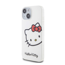 HELLO KITTY IML Head Logo Apple Iphone 15 hátlap tok, fehér tok és táska