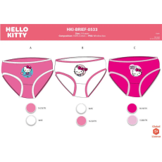  Hello Kitty kislány bugyi - 3 darabos pamut bugyi - 110-116