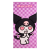 HELLO KITTY Kuromi Heart fürdőlepedő, strandtörölköző 70x140cm (Fast Dry)