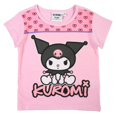 HELLO KITTY Kuromi Light Pink gyerek rövid póló, felső 3 év