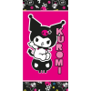HELLO KITTY Kuromi Rebel fürdőlepedő, strand törölköző 70x140 cm (Fast Dry)