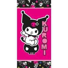 HELLO KITTY Kuromi Rebel fürdőlepedő, strand törölköző 70x140 cm (Fast Dry) babatörülköző, kifogó