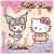 HELLO KITTY Kuromi szalvéta 20 db-os 33x33 cm FSC