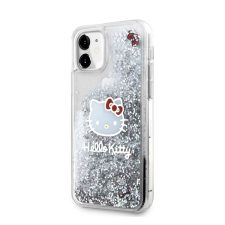 HELLO KITTY Liquid Glitter Electroplating Head Logo Apple iPhone 11 hátlap tok, átlátszó tok és táska