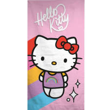 Hello Kitty Rainbow fürdőlepedő, strand törölköző 70*140cm (Fast Dry) babatörülköző, kifogó