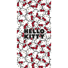 HELLO KITTY Red Bows fürdőlepedő, strandtörölköző 70x140cm lakástextília