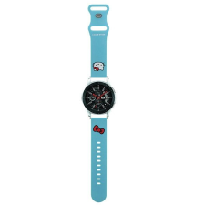 HELLO KITTY szíj univerzális HKUWLSCHBLB Szilikon Kitty Head kék 22mm okosóra kellék