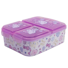 Hello Kitty több rekeszes uzsonnás doboz babaétkészlet