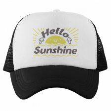  Hello Sunshine - Trucker Hálós Baseball Sapka női sapka
