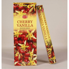 HEM Cherry Vanilla / Cseresznye Vanília füstölő hexa indiai 20 db dekorációs kellék