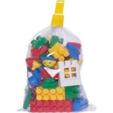 Hemar Színes Építőkockák K3 Közepes 15117 (5900992000178) építkezés